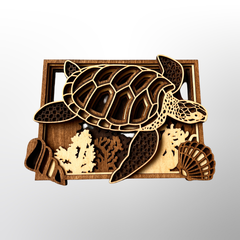 Layered Sea Turtle