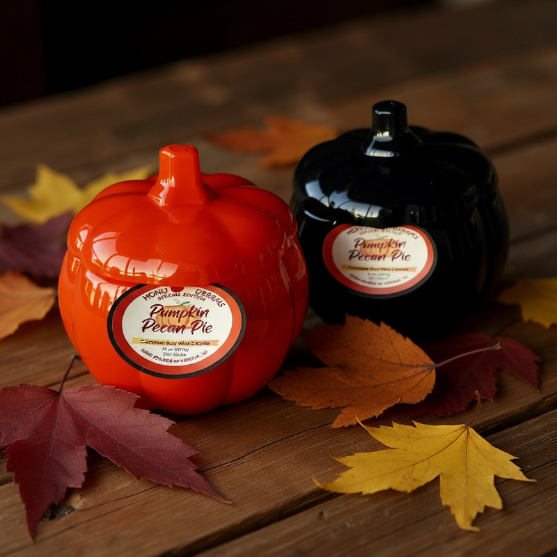 Pumpkin Pecan Pie 14 oz candle (Black Jar)