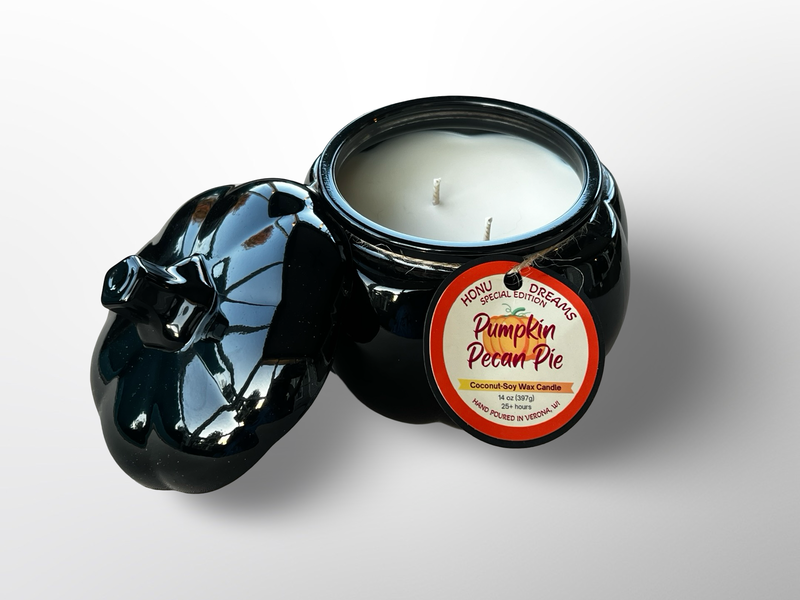 Pumpkin Pecan Pie 14 oz candle (Black Jar)