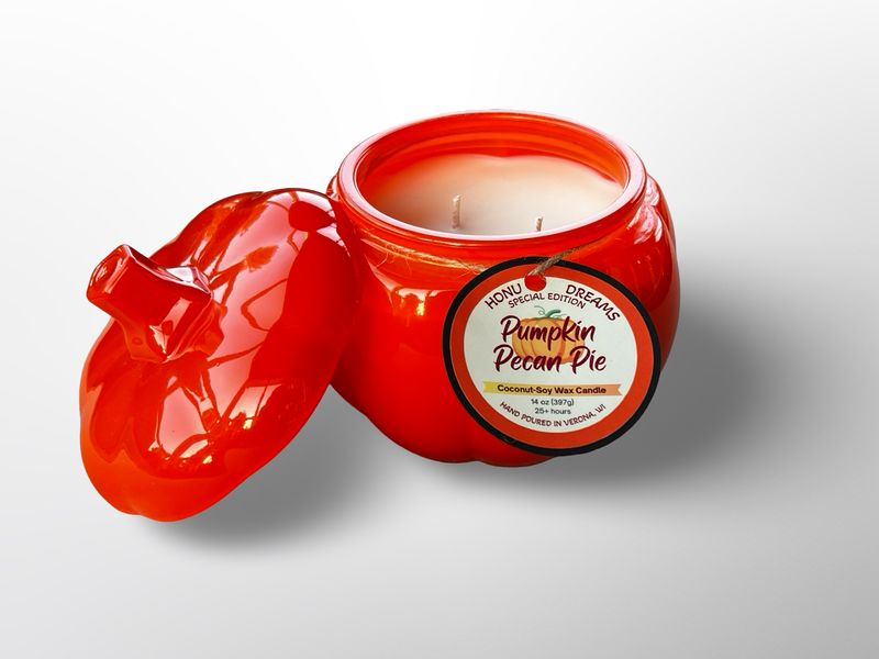Pumpkin Pecan Pie 14oz candle (Orange Jar)